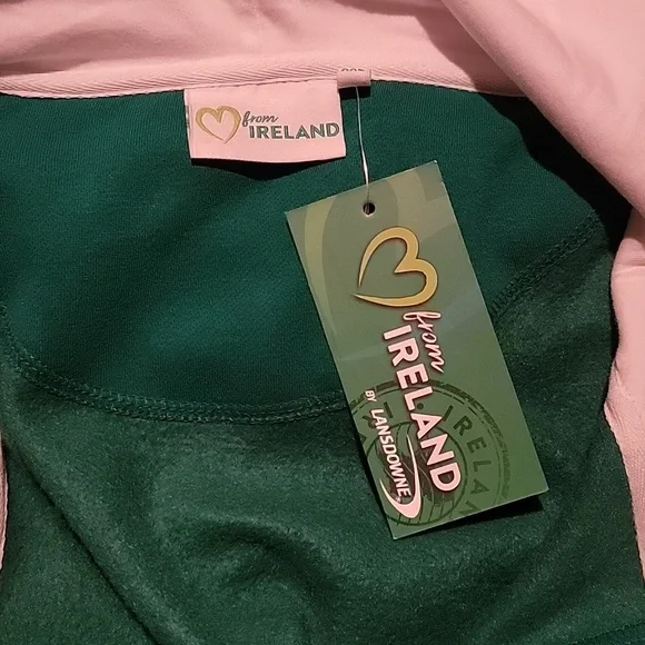 LANDSDOWN IRELAND SHAMROCK CREST RUGBY MEN'S HOODIE